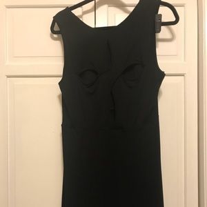 Black mini dress